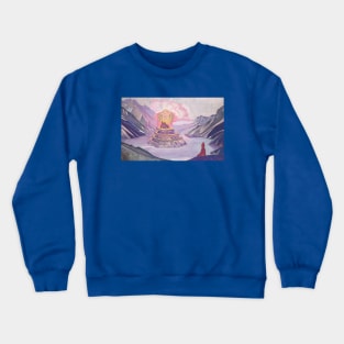 Conquerer of the Serpent by Nicholas Roerich Crewneck Sweatshirt